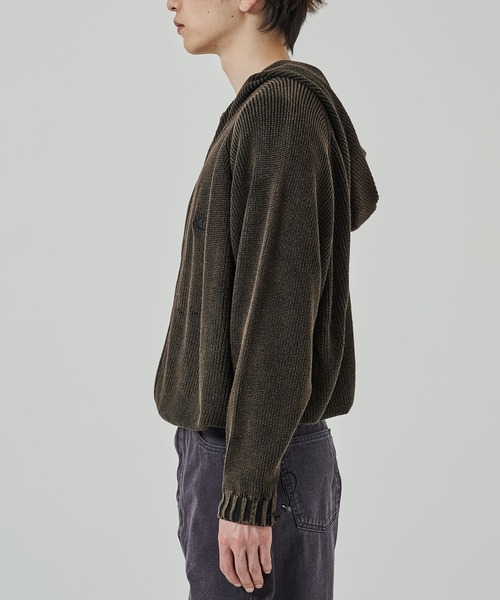 F-LAGSTUF-F（フラグスタフ）の「CPG KNIT DYE JACKET（ブルゾン