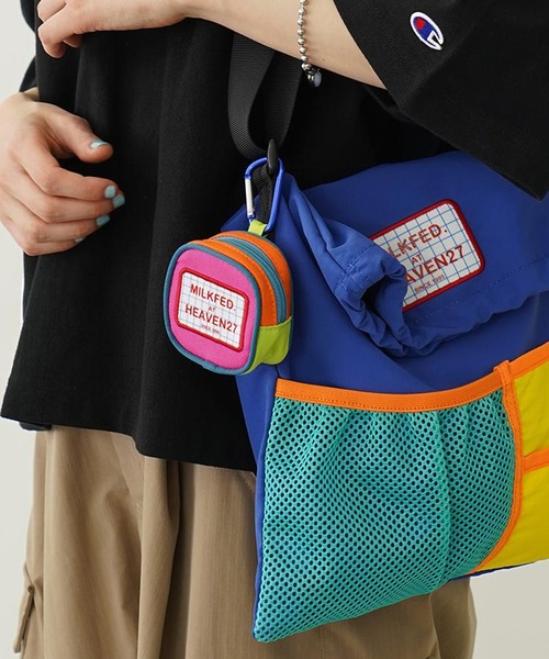 MILKFED.（ミルクフェド）の「MULTI COLOR MINI CARING CASE（ポーチ・レディース・ピンク/オレンジ/ライトパープル/ブルー・ONE SIZE）」の6枚目の写真