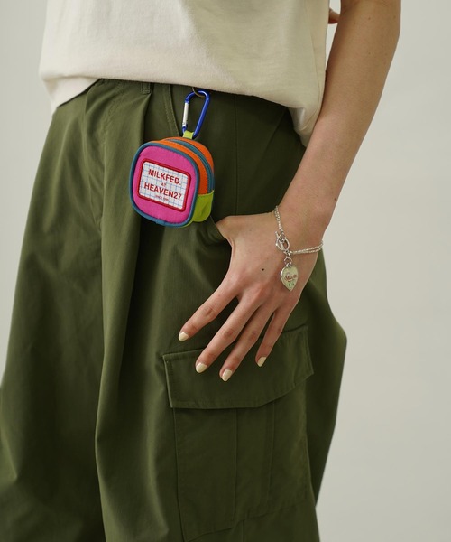 MILKFED.（ミルクフェド）の「MULTI COLOR MINI CARING CASE（ポーチ・レディース・ピンク/オレンジ/ライトパープル/ブルー・ONE SIZE）」の5枚目の写真