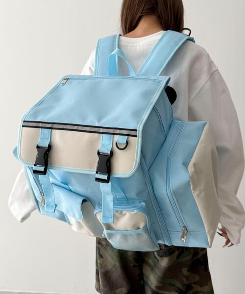 WEGO(ウィゴー)の「WEGO/BIGポケット拡張バックパック(バックパック/リュック・レディース・その他1/その他2/その他3/その他4・FREE)」の4枚目の写真