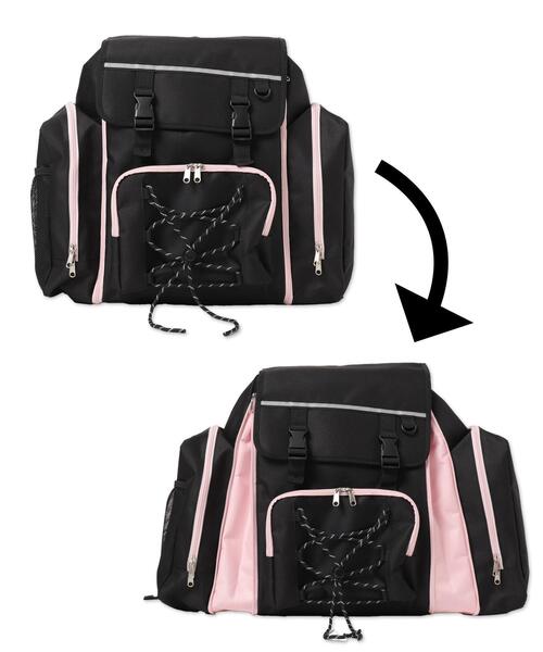WEGO(ウィゴー)の「WEGO/BIGポケット拡張バックパック(バックパック/リュック・レディース・その他1/その他2/その他3/その他4・FREE)」の9枚目の写真
