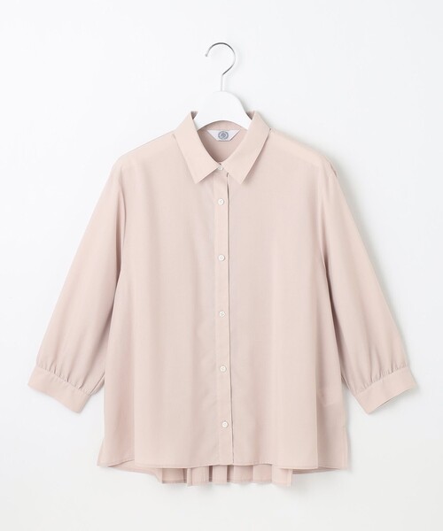 J.PRESS Ladies(J.プレス レディス)の「【洗える】スパンローン バックプリーツ ブラウス(シャツ/ブラウス・レディース・ベージュ系/ブルー系/ピンク系・XS)」の14枚目の写真