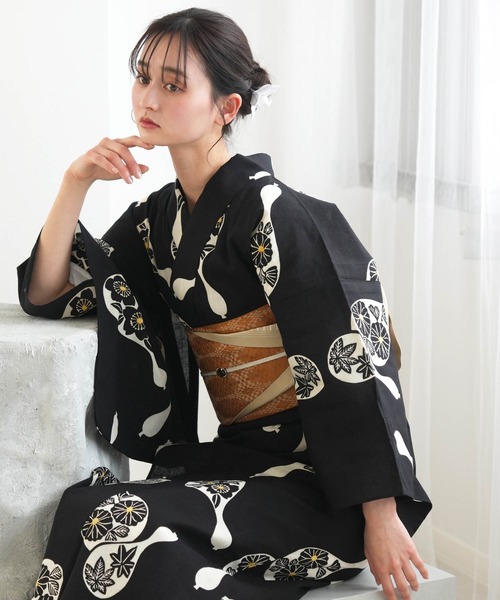 utatane（ウタタネ）の「手染め注染浴衣3点セット utatane×注染工房