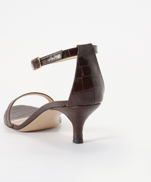 セール】【NEBULONI E./ネブローニ】croco stamp strap sandal