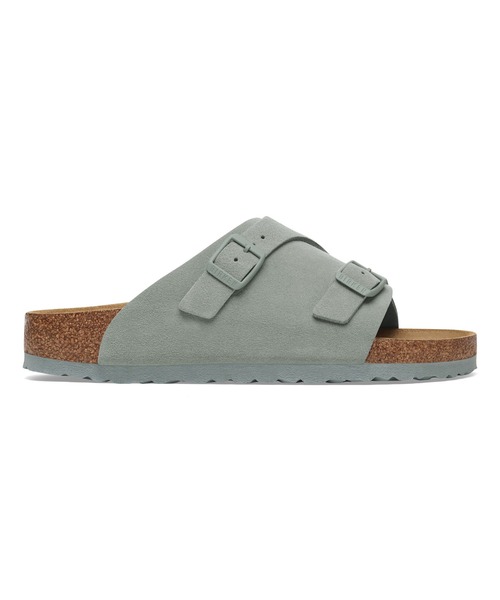 BIRKENSTOCK（ビルケンシュトック）の「Zurich / チューリッヒ スエードレザー Pure Sage 【ナロー幅】 UNISEX（サンダル・レディース・セージグリーン・36(23cm)/38/24.5cm/39.0/25㎝/37(24cm)/35(22.5㎝)）」の3枚目の写真