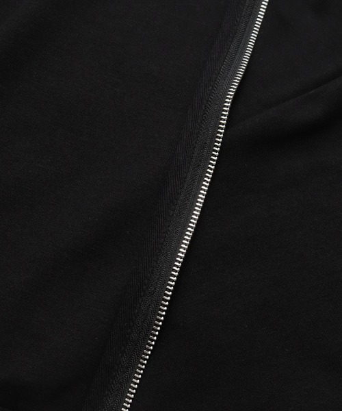 Art re A select（アトリエセレクト）の「フラワースリーブ刺繍 エアリーポンチ ジップアップパーカー（パーカー・メンズ・ブラック/グレー・M/L）」の10枚目の写真