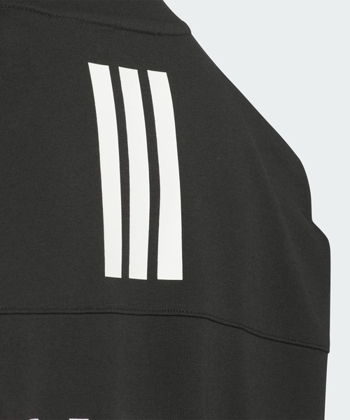 adidas 黒 長袖カットソー セール】長袖 ワード Tシャツ キッズ / ロンT / アディダス adidas（T