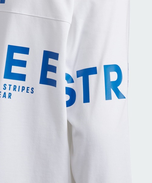 adidas（アディダス）の「長袖 ワード Tシャツ キッズ / ロンT / アディダス adidas（Tシャツ/カットソー・キッズ・ブラック/ホワイト・110/130/140/120/150/160）」の6枚目の写真