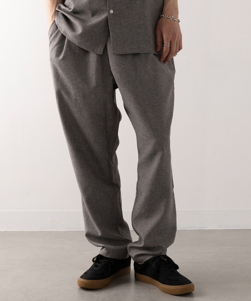 HAUS(ハウス)の「【HAUS】ポリトロテーパードパンツ(その他パンツ・メンズ・ブラック/チャコールグレー・LL/L/M)」の8枚目の写真