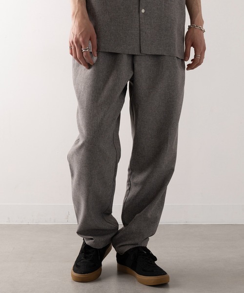HAUS(ハウス)の「【HAUS】ポリトロテーパードパンツ(その他パンツ・メンズ・ブラック/チャコールグレー・LL/L/M)」の7枚目の写真