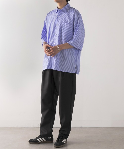 HAUS(ハウス)の「【HAUS】ポリトロテーパードパンツ(その他パンツ・メンズ・ブラック/チャコールグレー・LL/L/M)」の10枚目の写真