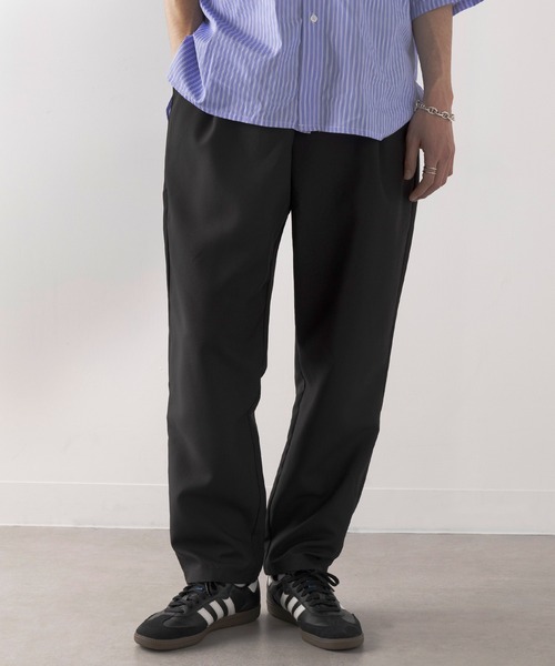 HAUS(ハウス)の「【HAUS】ポリトロテーパードパンツ(その他パンツ・メンズ・ブラック/チャコールグレー・LL/L/M)」の14枚目の写真