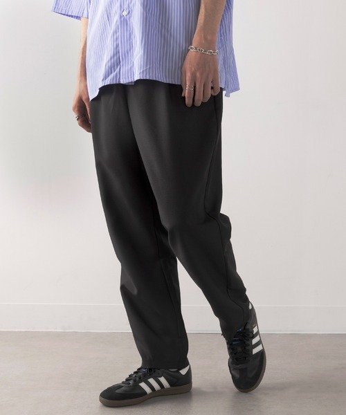 HAUS(ハウス)の「【HAUS】ポリトロテーパードパンツ(その他パンツ・メンズ・ブラック/チャコールグレー・LL/L/M)」の13枚目の写真