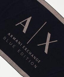 ARMANI EXCHANGE（アルマーニエクスチェンジ）の「【A|X アルマーニ エクスチェンジ】＜オンライン限定＞BE AXロゴ ビーチタオル（スイムグッズ・メンズ）」