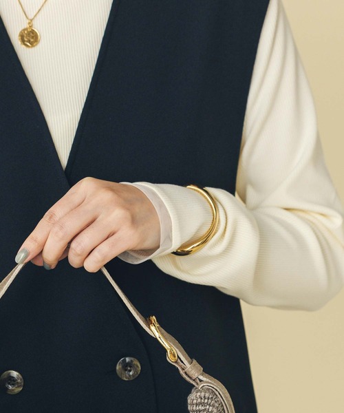 Gready Brilliant（グレディブリリアン）の「カーブバングル（バングル/リストバンド・レディース・シルバー/ゴールド・FREE）」の8枚目の写真