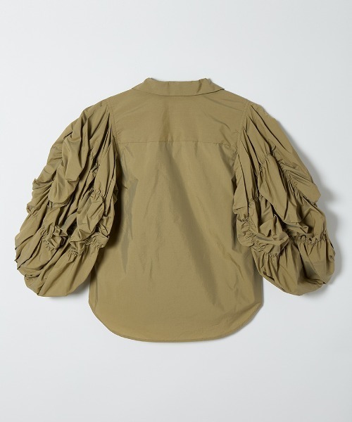 leinwande（ラインヴァンド）の「Flower Babble Work Shirts（シャツ/ブラウス・レディース・カーキブラウン/ネイビー・ONE SIZE）」の13枚目の写真