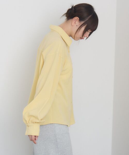 RETRO GIRL(レトロガール)の「ギャザーキャミsetシャツ(シャツ/ブラウス・レディース・ベージュ/オフホワイト/イエロー・FREE)」の10枚目の写真