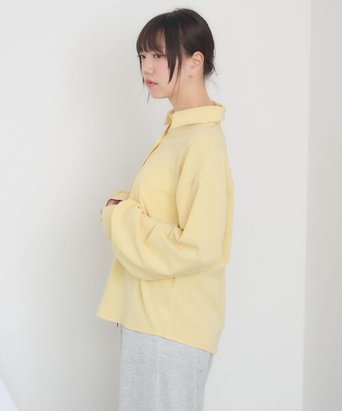 RETRO GIRL(レトロガール)の「ギャザーキャミsetシャツ(シャツ/ブラウス・レディース・ベージュ/オフホワイト/イエロー・FREE)」の11枚目の写真