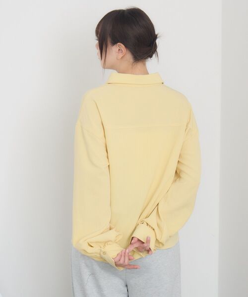 RETRO GIRL(レトロガール)の「ギャザーキャミsetシャツ(シャツ/ブラウス・レディース・ベージュ/オフホワイト/イエロー・FREE)」の12枚目の写真