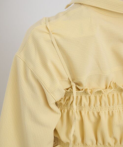 RETRO GIRL(レトロガール)の「ギャザーキャミsetシャツ(シャツ/ブラウス・レディース・ベージュ/オフホワイト/イエロー・FREE)」の19枚目の写真