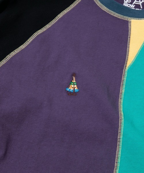 go slow caravan(ゴースローキャラバン)の「USA/C 切替CRAZY ハーフスリーブ ゆったり TEE(Tシャツ/カットソー・メンズ・その他1/その他2・MEDIUM/X-LARGE/LARGE)」の3枚目の写真