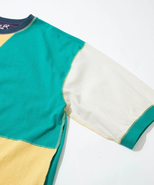 go slow caravan(ゴースローキャラバン)の「USA/C 切替CRAZY ハーフスリーブ ゆったり TEE(Tシャツ/カットソー・メンズ・その他1/その他2・MEDIUM/X-LARGE/LARGE)」の5枚目の写真