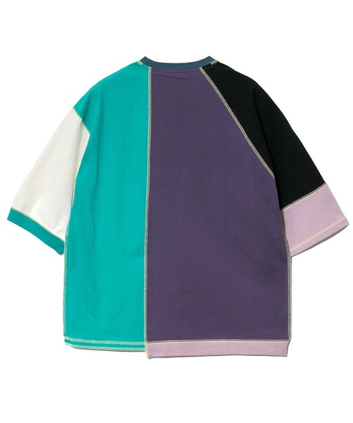 go slow caravan(ゴースローキャラバン)の「USA/C 切替CRAZY ハーフスリーブ ゆったり TEE(Tシャツ/カットソー・メンズ・その他1/その他2・MEDIUM/X-LARGE/LARGE)」の9枚目の写真