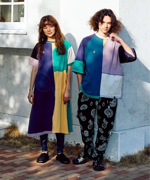 go slow caravan(ゴースローキャラバン)の「USA/C 切替CRAZY ハーフスリーブ ゆったり TEE(Tシャツ/カットソー・メンズ・その他1/その他2・MEDIUM/X-LARGE/LARGE)」の16枚目の写真