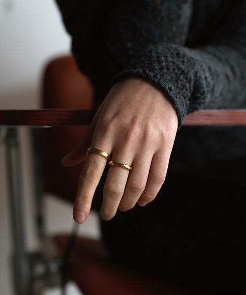 TEN.（テン）の「18KGP トゥーフェイスリング（リング・レディース・ゴールド・#11/#9/#13/#15）」の3枚目の写真