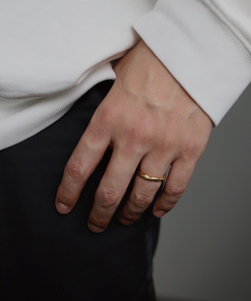 TEN.（テン）の「18KGP トゥーフェイスリング（リング・レディース・ゴールド・#11/#9/#13/#15）」の5枚目の写真