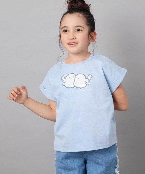 a.v.v（アーヴェヴェ）の「【毛玉になりにくい/安心の綿100％/キラキラスパンコール】[100-130]モチーフアソートTシャツ（Tシャツ/カットソー・キッズ・ダークインディゴブルー/ライトピンク・100/110/120/130）」の17枚目の写真