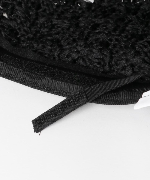 SMELLY（スメリー）の「クロスアミサーモハット（ハット・レディース・アイボリー/ブラック・-）」の4枚目の写真