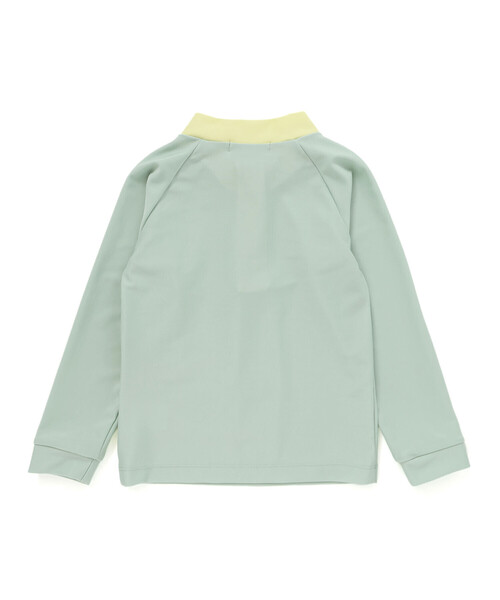 SLAP SLIP（スラップスリップ）の「はたらくくるまうみのいきもの恐竜ドドーンとモチーフプリントハーフジップラッシュガード(90~130cm)（ラッシュガード・キッズ・ブルー/ホワイト/グリーン・90cm/100cm/110cm/120cm/130cm）」の11枚目の写真