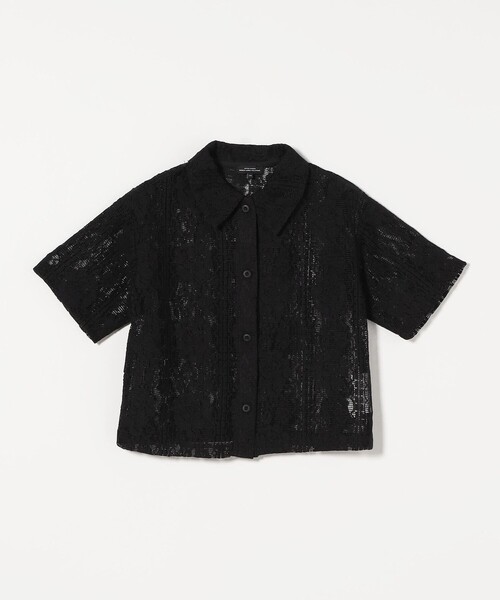 green label relaxing(グリーンレーベルリラクシング)の「レースシャツ+タンクトップセット / キッズ 100cm-130cm(シャツ/ブラウス・キッズ・オフホワイト/ブラック・120cm/100cm/110cm/130cm)」の8枚目の写真