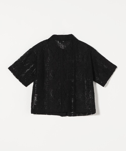 green label relaxing(グリーンレーベルリラクシング)の「レースシャツ+タンクトップセット / キッズ 100cm-130cm(シャツ/ブラウス・キッズ・オフホワイト/ブラック・120cm/100cm/110cm/130cm)」の9枚目の写真