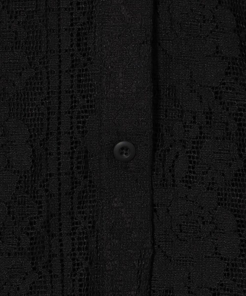 green label relaxing(グリーンレーベルリラクシング)の「レースシャツ+タンクトップセット / キッズ 100cm-130cm(シャツ/ブラウス・キッズ・オフホワイト/ブラック・120cm/100cm/110cm/130cm)」の10枚目の写真