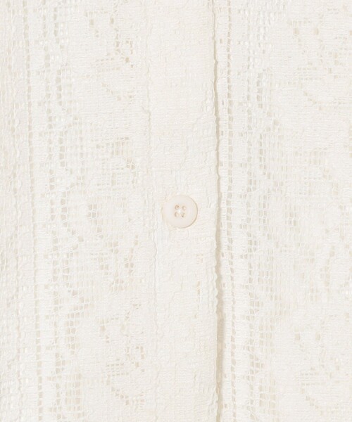 green label relaxing(グリーンレーベルリラクシング)の「レースシャツ+タンクトップセット / キッズ 100cm-130cm(シャツ/ブラウス・キッズ・オフホワイト/ブラック・120cm/100cm/110cm/130cm)」の18枚目の写真