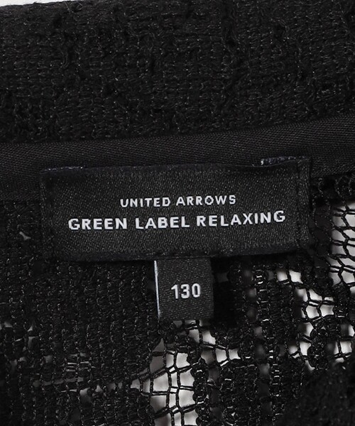 green label relaxing(グリーンレーベルリラクシング)の「レースシャツ+タンクトップセット / キッズ 100cm-130cm(シャツ/ブラウス・キッズ・オフホワイト/ブラック・120cm/100cm/110cm/130cm)」の19枚目の写真