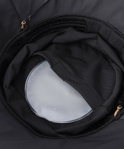 ROPE'（ロペ）の「【洗える】保冷剤付きバケットハット（ハット・レディース・ブラック・FREE）」の7枚目の写真