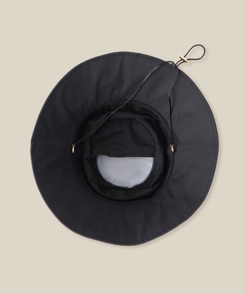 ROPE'（ロペ）の「【洗える】保冷剤付きバケットハット（ハット・レディース・ブラック・FREE）」の8枚目の写真