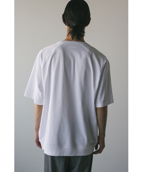 STYLEMIXER(スタイルミキサー)の「リブハーフスリーブT(Tシャツ/カットソー・メンズ・ホワイト/チャコールグレー/グリーン・MEDIUM/LARGE)」の8枚目の写真