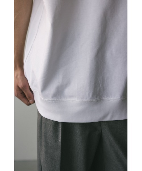 STYLEMIXER(スタイルミキサー)の「リブハーフスリーブT(Tシャツ/カットソー・メンズ・ホワイト/チャコールグレー/グリーン・MEDIUM/LARGE)」の12枚目の写真