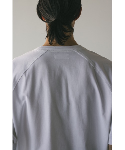 STYLEMIXER(スタイルミキサー)の「リブハーフスリーブT(Tシャツ/カットソー・メンズ・ホワイト/チャコールグレー/グリーン・MEDIUM/LARGE)」の14枚目の写真