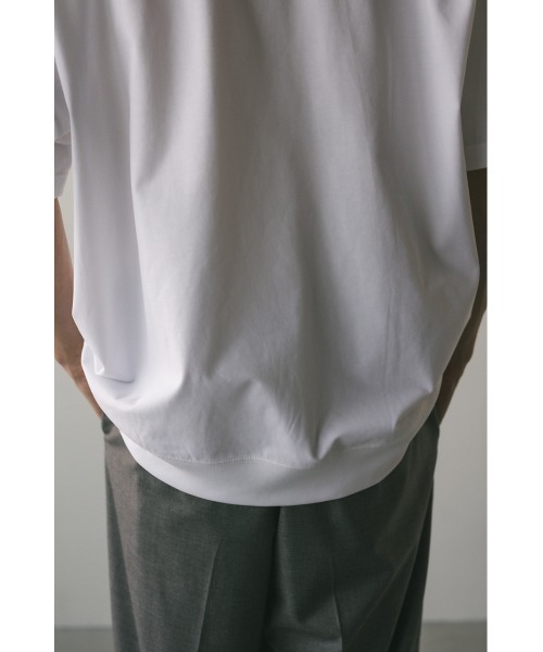 STYLEMIXER(スタイルミキサー)の「リブハーフスリーブT(Tシャツ/カットソー・メンズ・ホワイト/チャコールグレー/グリーン・MEDIUM/LARGE)」の15枚目の写真