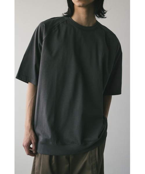 STYLEMIXER(スタイルミキサー)の「リブハーフスリーブT(Tシャツ/カットソー・メンズ・ホワイト/チャコールグレー/グリーン・MEDIUM/LARGE)」の20枚目の写真