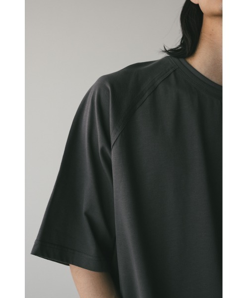 STYLEMIXER(スタイルミキサー)の「リブハーフスリーブT(Tシャツ/カットソー・メンズ・ホワイト/チャコールグレー/グリーン・MEDIUM/LARGE)」の22枚目の写真