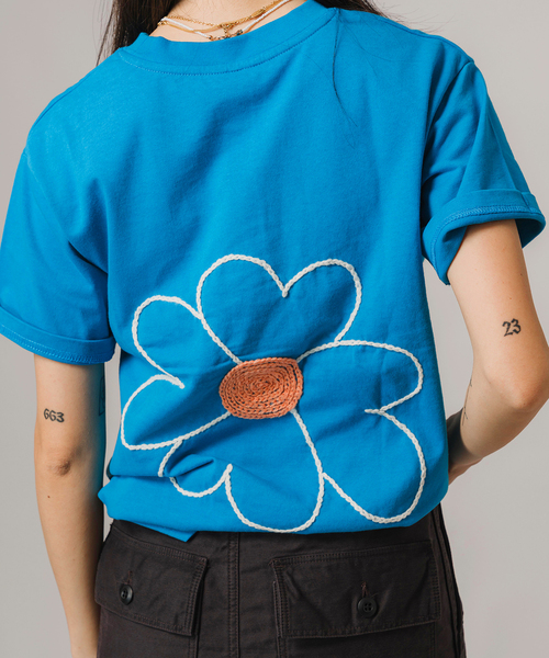 【お花が可愛い♡】Hermes フルール・ジグザグTシャツ Fleurs zigzag