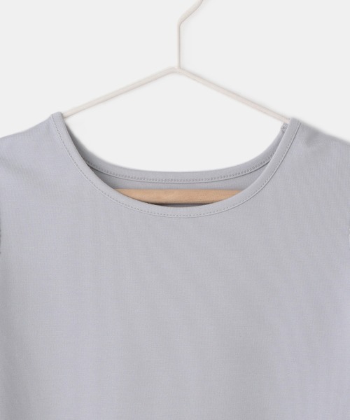 ROPE' PICNIC(ロペピクニック)の「【KIDS/キッズ】【UVカット・接触冷感】レースドッキングフレアスリーブトップス/リンクコーデ(Tシャツ/カットソー・キッズ・ブラック/ホワイト/サックスブルー・S/M/L)」の19枚目の写真