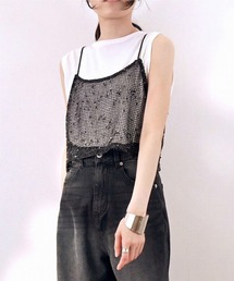 STYLEBLOCK | ネップメッシュビスチェ(ニット/セーター)