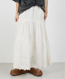 RODEO CROWNS WIDE BOWL | コットンローンスカラップスカート(スカート)